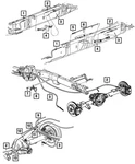 Genuine Mopar Parking Brake Cable Right Rear 68257262AB. Fixed Price $114.30.
