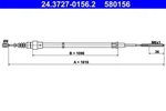 Ate Parking Brake Cable For Vw Corrado Golf MK3 MK4 Vento 1H0609721E. Fixed Price $13.28.