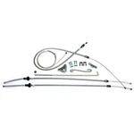Parking Brake Cable Kit Complete With Intermediate 1972-74 Cuda Stainless. Fixed Price $200.00.