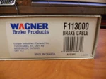 Wagner F113000 Front Parking Brake Cable 85-86 Cavalier JUL5354 DS1267B3. Fixed Price $20.00.