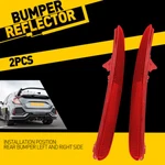 Led Tail Brake Light Rear Bumper Reflector Lamps For 17-21 Honda Civic Hatchback. Fixed Price $14.24.