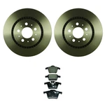 Bosch Quietcast Rear Rotor Hella Low-met Disc Brake Pad Kit For Volvo XC90 03-14. Fixed Price $204.95.