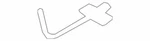 Genuine Hyundai 2007-2010 Elantra Parking Brake Cable Assembly 59770-2H300--DS. Fixed Price $115.19.