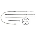 Right Stuff RSBCF01 Steel Emergency Brake Cable Kit For Gm F-body 67. Fixed Price $143.31.