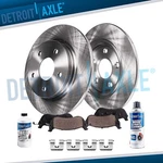 6PC Rear Rotors + Ceramic Brake Pads For Hyundai Santa Fe Sport Xl Kia Sorento. Fixed Price $89.22.