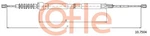 Cofle 92.10.7504 Cable, Parking Brake For Audi, Seat, Skoda, Vw. Fixed Price $17.04.