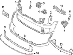 Genuine Kia Bumper Cover Bracket 86555-R5JA0. Fixed Price $44.47.