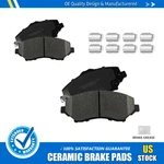 Front Ceramic Pads W/hardware For Wrangler Nitro Grand Caravan Journey Vw Routan. Fixed Price $30.46.