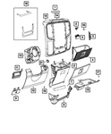 Genuine Mopar Manual Park Release Bezel 1WA33TX7AB. Fixed Price $14.50.