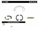 Parking Brake Shoe-premium Centric 111.10580. Fixed Price $36.95.