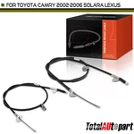 2X Parking Brake Cable For Toyota Camry 2002-2006 Solara Lexus Rear Left & Right. Fixed Price $30.57.