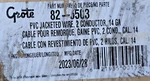 Grote 14/2C Duplex Automotive Primary Wire Sae J1128 80C/60V Gray /50FT. Fixed Price $39.99.
