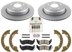 Coated Rear Disc Brake Rotors Pads Parking Shoes Ford Ranger 2010-2011. Fixed Price $201.00.