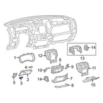 For Ram 1500 2020-2024 5YK03RN8AE Parking Brake Pedal Release Handle. Fixed Price $22.45.