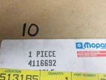 Nos Mopar 4116692 & 4116693 Rear Brake Cable Fits 80-83 Dodge Truck Van Wagon. Fixed Price $89.95.
