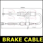 Handbrake Cable Parking Rear Left For Volvo S40 1.6 1.8 1.9 2.0 95- 04 Apec. Fixed Price $28.18.