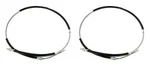1993 Mustang 69" Rear Parking E-brake Cables Drum Brakes Set Of 2. Fixed Price $47.30.