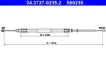 For Ate 24.3727-0235.2 Cable, Parking Brake. Fixed Price $30.42.