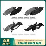 Front +rear Ceramic Brake Pads W/hardware For 2006 2007 2008-2010 Jeep Commander. Fixed Price $55.17.