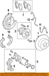 Toyota Oem 09-15 Venza Brake Components-park Shoes 465500E010. Fixed Price $36.25.