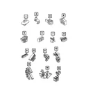 Genuine Mopar Brake Tube Clip 68073497AA. Fixed Price $25.38.