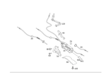 Genuine Mercedes-benz Brake Cable 221-420-14-85. Fixed Price $86.88.