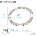16" Trans Mnt E-brake Handletan Boot, Chr Ring, Cable Kit, Ford Clevis. Fixed Price $499.95.