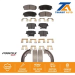Front Rear Semi-metallic Brake Pads Parking Shoes Kit For Dodge Charger Chrysler. Fixed Price $81.98.