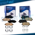 Front Rear Ceramic Brake Pads W/ Hardware For Acura Mdx Honda Pilot Ridgeline. Fixed Price $53.37.