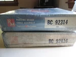 Parking Brake Cables Bc 92314 And 92416.. Fixed Price $41.00.