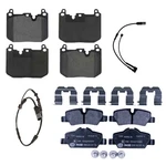 Front & Rear Disc Brake Pad Kit And Wear Sensors For Mini Cooper F56. Fixed Price $156.95.