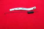 65 66 Mustang Ford Parking Brake Bar & Spring C5ZZ 2A605 Replated Orig Correc. Fixed Price $49.00.