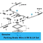 Honda S2000 AP1 AP2 2000-2009 Genuine Parking Brake Wire Rh & Lh Set Oem. Fixed Price $215.52.