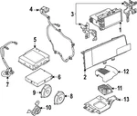 Genuine Nissan Parking Aid Control Module Connector 28089-7LA0A. Fixed Price $169.50.