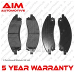 Brake Pads Set Aim Fits Cadillac Srx 2003-2009 3.6 4.6 #1 18047994 19122384SK1. Fixed Price $121.18.