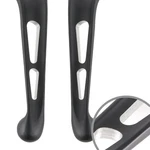 Slotted Cut 2-COLOR Ergonomic Hand Control Levers Black Fits Harley Usa Stock. Fixed Price $42.20.