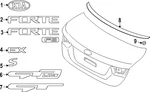 Genuine Kia Nameplate 86310-M6250. Fixed Price $42.00.