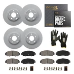 Front & Rear Geomet Brake Rotors + Pads For Buick Lacrosse Chevy Equinox. Fixed Price $238.86.