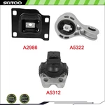 Scitoo Engine Motor Mount Transmission 3PCS 2008-2011 Ford Focus 2.0L L4. Fixed Price $57.87.