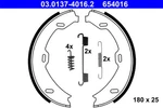 Ate 03.0137-4016.2 Brake Shoe Set, Parking For Mercedes-benz. Fixed Price $67.98.