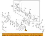 Kia Oem 01-05 Rio-axle Nut MD06Y33042. Fixed Price $19.51.