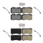 Ameribrakes KNW-100283 4-WHEEL Pad Sets Front & Rear For Mb Mercedes. Fixed Price $136.22.