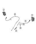 Genuine Mopar Parking Brake Cable 68364522AE. Fixed Price $74.78.