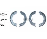 Brake Shoe Set, Parking Textar 91070700 For Hyundai. Fixed Price $63.44.