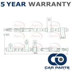 Hand Brake Cable Rear Right Cpo Fits Hyundai Santa Fe 2.2 Crdi 2.7 597702B550. Fixed Price $93.68.
