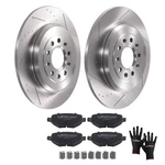Rear Brake Rotors And Pads Set Ford Edge 2011-2014 Explorer 2011-2019 S54165. Fixed Price $81.69.