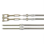 Lokar EC-8007U 48 Inch Black Rear Brake Cables For 42-54 Fits Chevy. Fixed Price $180.95.