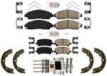 Front & Rear Disc Brake Pads Parking Shoes Fits Acura Mdx 2007 2010 2011 2013. Fixed Price $129.00.