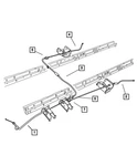 Genuine Mopar Parking Brake Cable Right Rear 4683298AD. Fixed Price $29.47.