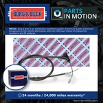 Cable Front BKB2423 Borg & Beck Parking 4745P7 Quality New. Fixed Price $47.84.